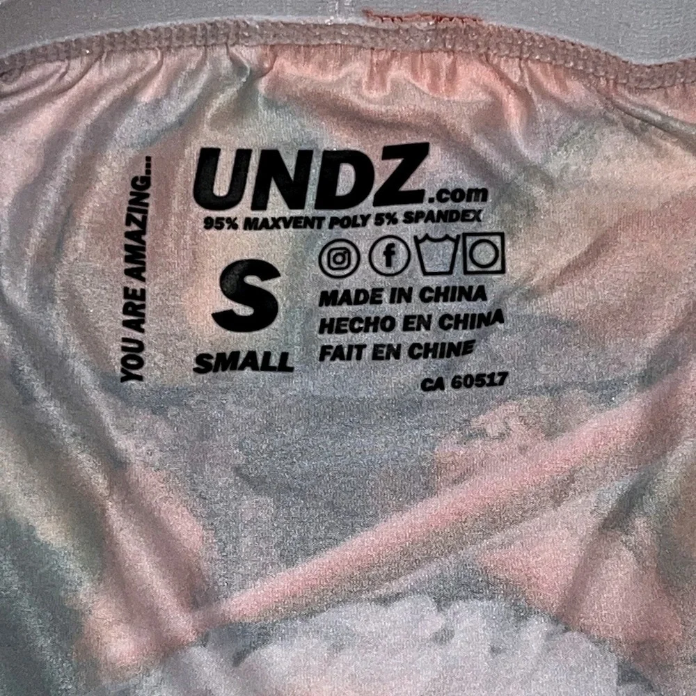 UNDZ Mens Sushi Print Boxer Briefs Small Multicolor Maxvent Stretch‎ Underwear